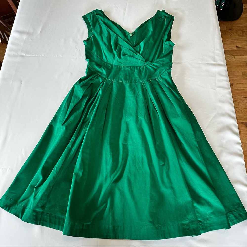 Gorgeous Emily and Fin emerald dress with pockets size L / UK 14